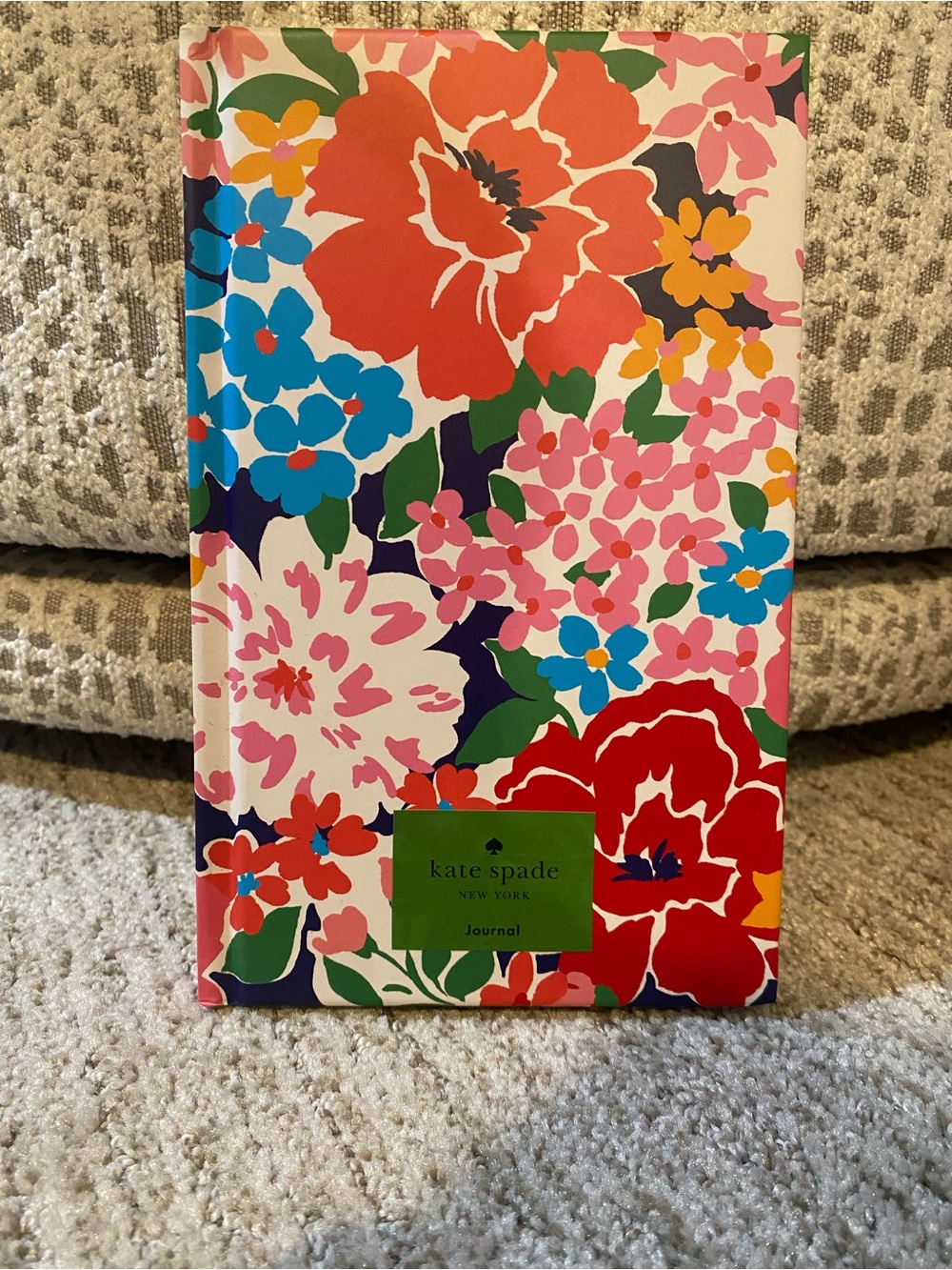 kate spade Floral Hardcover Journal - Red, Pink, Blue, Green, Cream